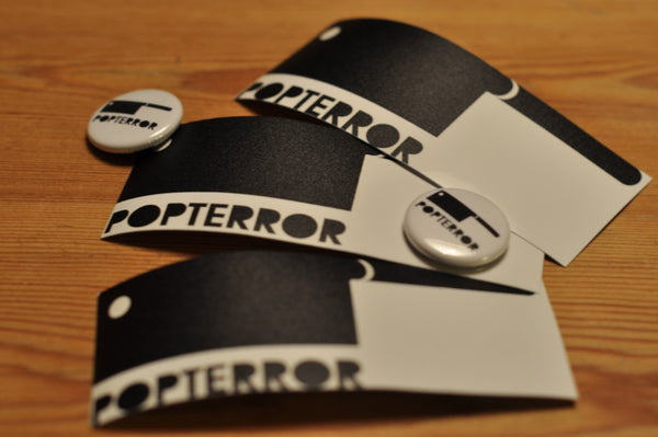 Popterror - Pin + Sticker