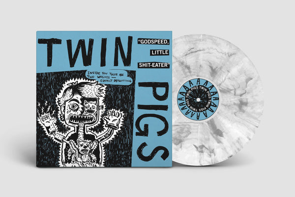 Twin Pigs - Godspeed, little shit-eater (LP White marbled)